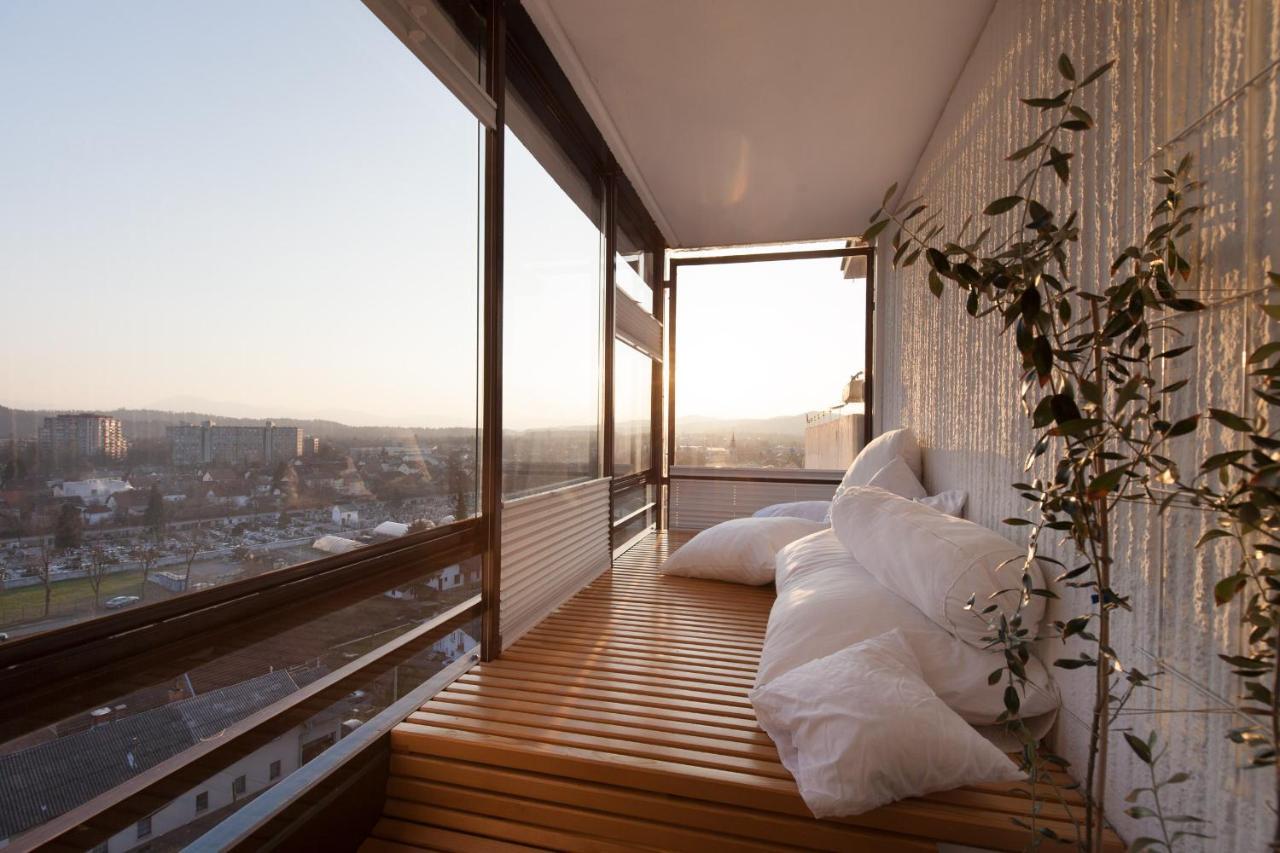 Bright Penthaus Apartement, With A Wonderful View Ljubljana Exterior photo